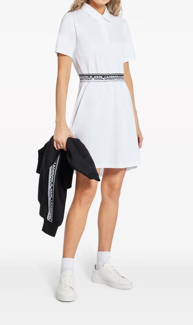 LOGO TAPE SHIRT DRESS