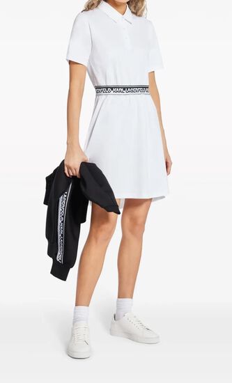 LOGO TAPE SHIRT DRESS