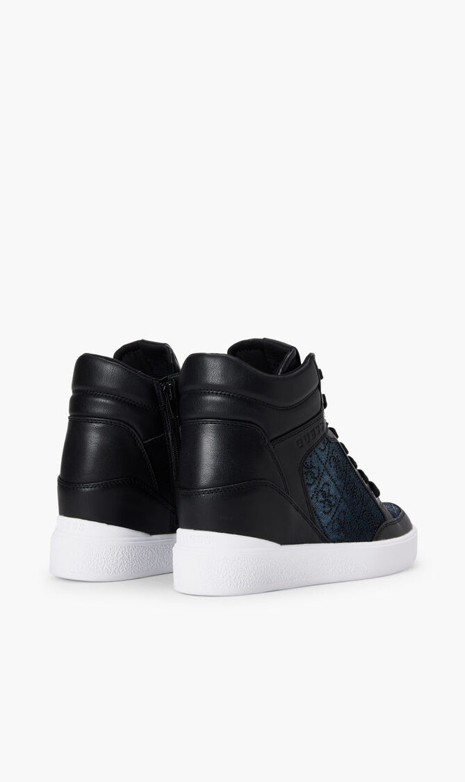 SNEAKERS/ATHLETIC MID TOP BLACK 001