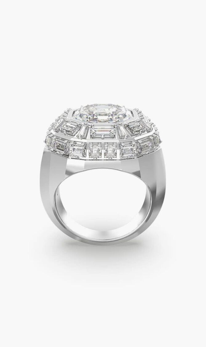 MESMERA RING WHI/RHS 55 MM