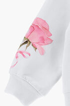 Open Hoodie with Roses