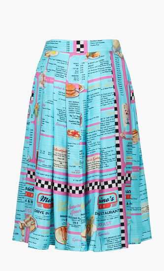 All Over Menu Skirt