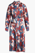 NOUVEAU MAGNOLIA BELTED SHIRTDRESS