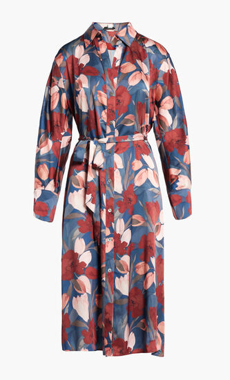 NOUVEAU MAGNOLIA BELTED SHIRTDRESS