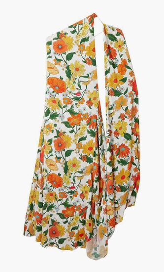 Cape Colorful Dress