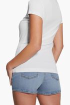 Rhinestones Front Logo T Shirt