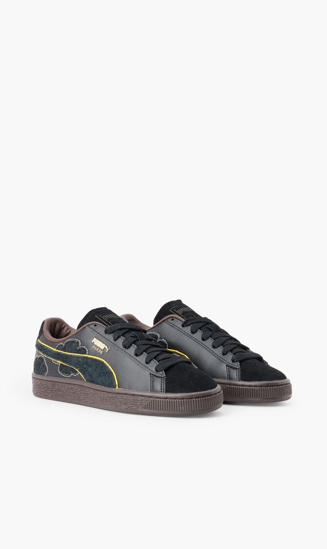 SUEDE 4 ONE PIECE JR PUMA BLACK-PUMA BLA