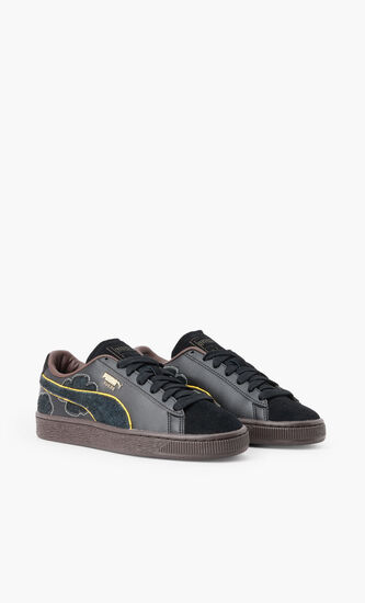 SUEDE 4 ONE PIECE JR PUMA BLACK-PUMA BLA