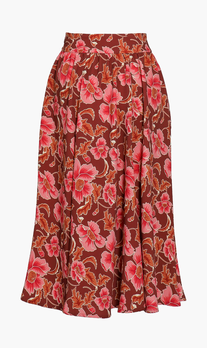 Floral Printed Midi Skirt Floral Printed Midi Skirt