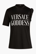 TSHIRT RN ASYM SLV FITTED JERSEY VERSACE GODDESS