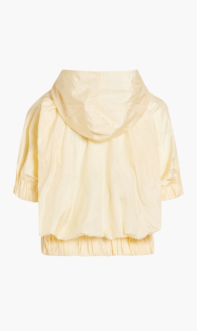 Sheer A Line Short Sleeve Jacket
