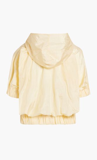 Sheer A Line Short Sleeve Jacket