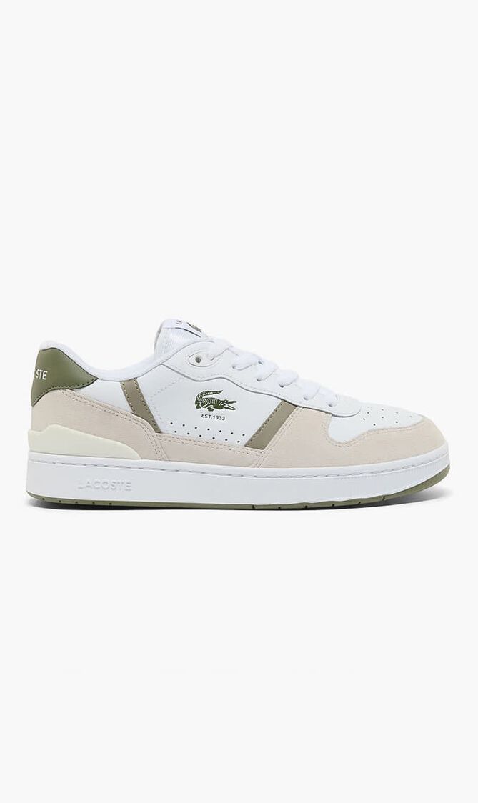 T-clip Set Leather Sneakers