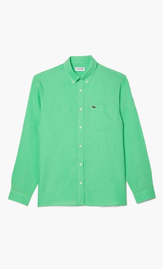 Regular Fit Linen Shirt