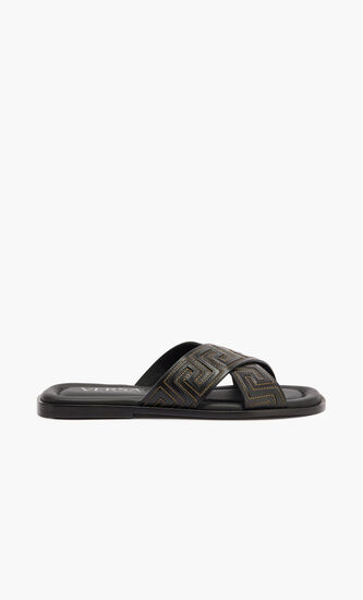 SANDALS XOVER GRECA STRAP LTHR
