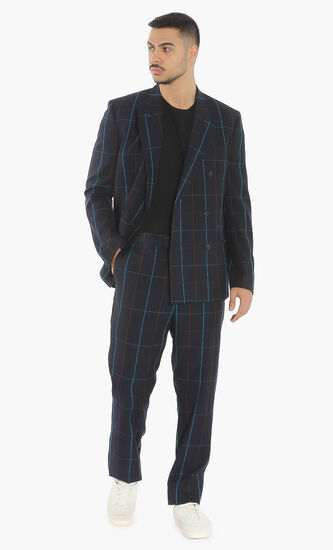 Checked Pattern 4BTN Suit