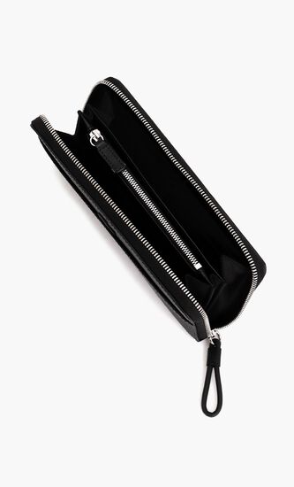 Textured Long Zipped Wallet