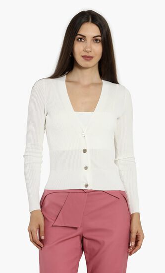 Raeyaa Button Through Cardigan