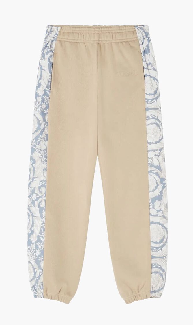 SWEATPANT FLEECE + BAROCCO KIDS CANVAS POLY + VERSACE EMBROIDERY