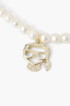 K/IKONIK PEARLS KARL NECKLACE