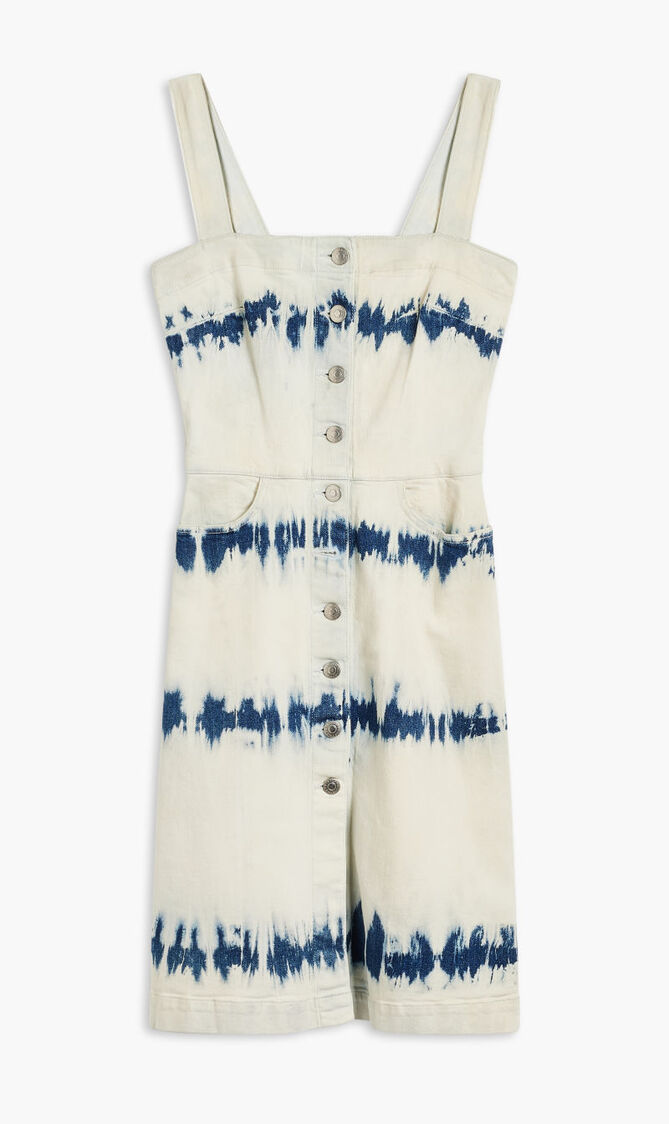 INDIGO STRIPE TIE DYE DENIM MI
