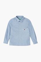 Seigaiha Logo Print Shirt
