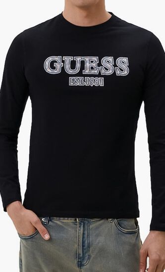 Ls Cn Guess Box Logo - Mid Organic Stream Jersey 180