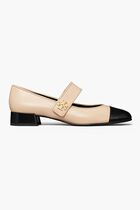 Cap-toe Mary Jane Heeled Ballet