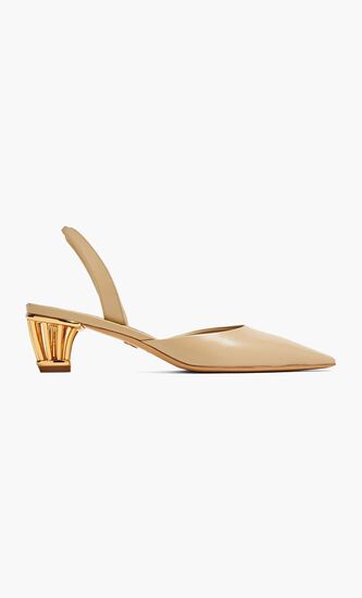 Cage Heel Slingback Sandals