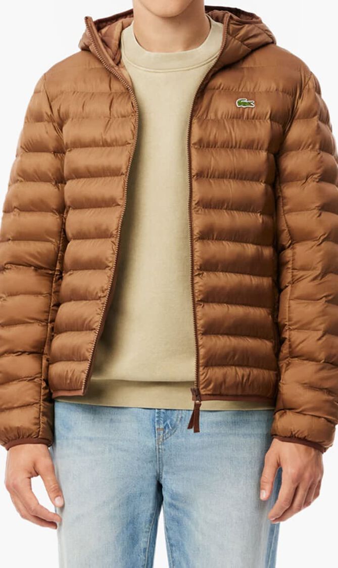 Water-Repellent Quilted Puffed Jacket