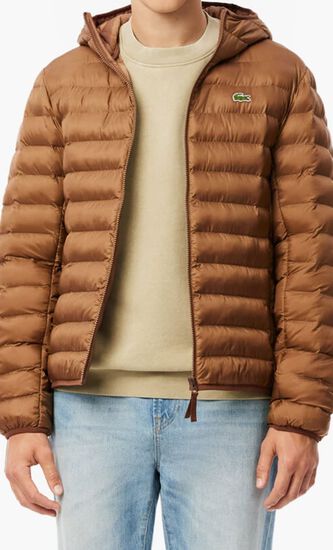 Water-Repellent Quilted Puffed Jacket