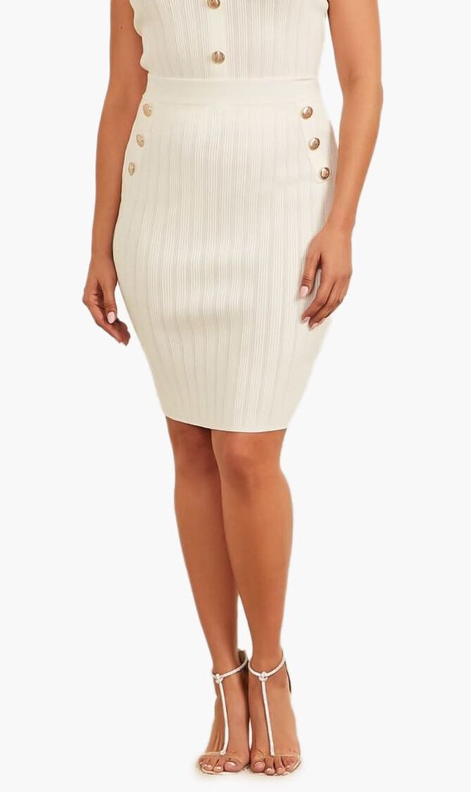 Andromeda Stitched Sweater Skirt