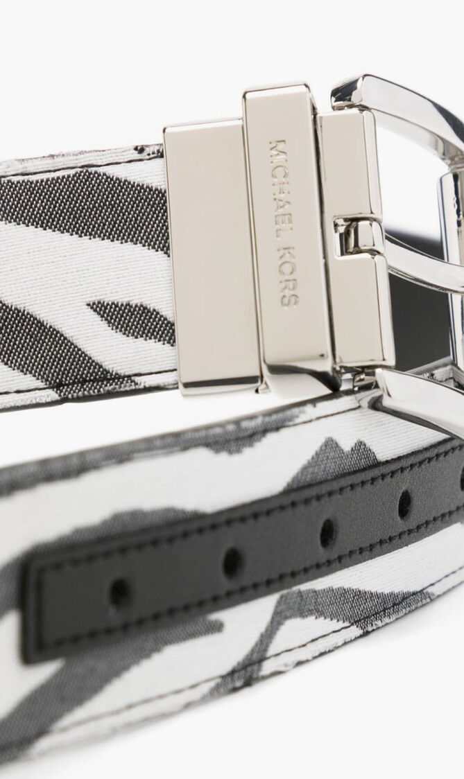 Zebra Jacquard Reversible Belt