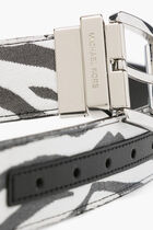 Zebra Jacquard Reversible Belt