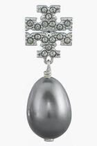 KIRA PAVE PEARL DROP EARRING