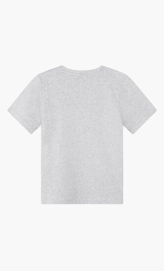 Printed Logo Grey T-Shirt