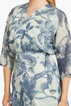 3 QTR SLV ENSLEY WRAP DRESS