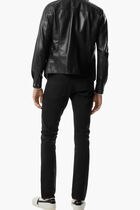 Button up Leather Jacket