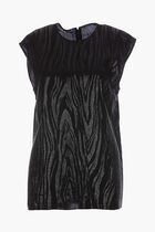 WOODGRAIN LUREX TOP