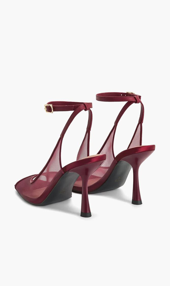 SERENITY OPEN TOE MESH SLINGBACK SANDALS