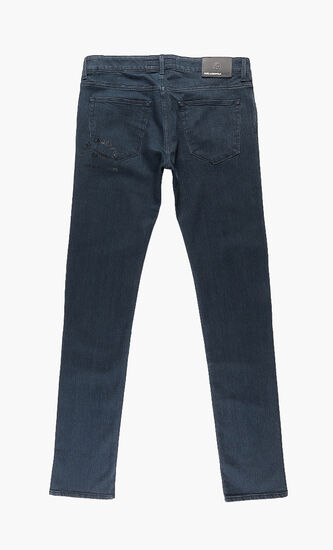 K Embroidered Jeans