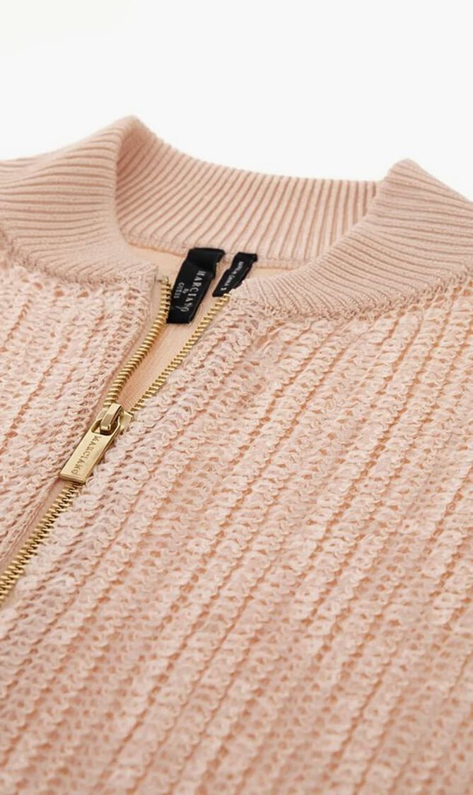 Claudia Sequins Sweater Bomber