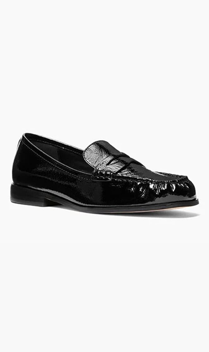 Carlson Crackled Patent Leather Loafer