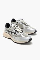 RUN ROCKET M - LOW SNEAKER REFLECTIVE/PRINT/MES SILVER/BLACK