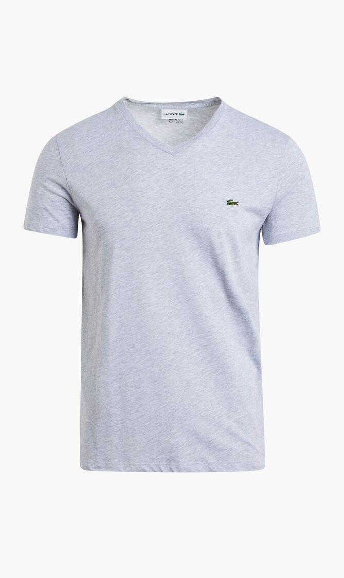 Lightweight Cotton Pima V Neck T-shirt