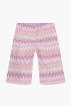 Chevron Print Cotton Flared Leggings Chevron Print Cotton Flared Leggings