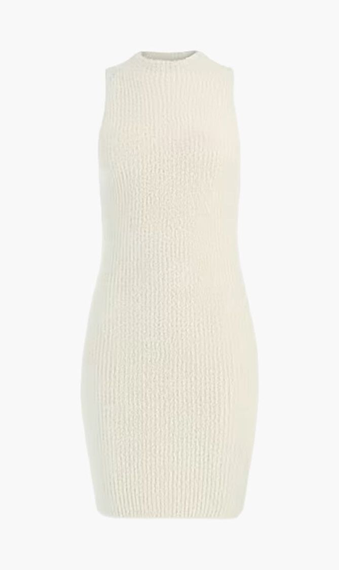 Fuzzy Sweater Dress
