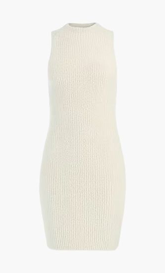 Fuzzy Sweater Dress