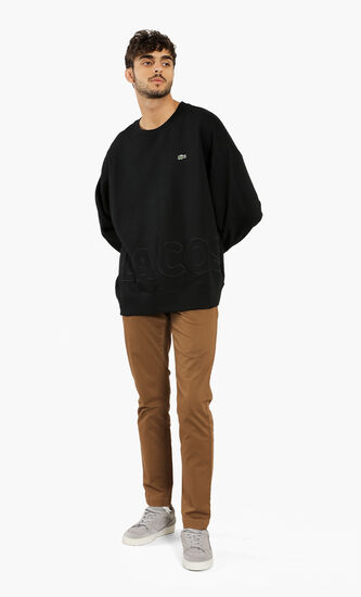 Lacoste L!VE Unisex Embroidered Sweatshirt