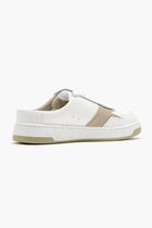 MULE WHITE BROWN LEATHER LADIES